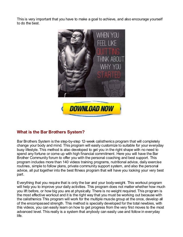 Bar brothers the system™ by lazar novovic & dusan djokovic pdf e…