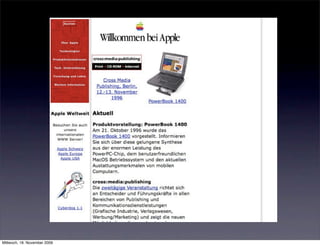 Mittwoch, 18. November 2009
 