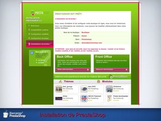 Installation de PrestaShop 