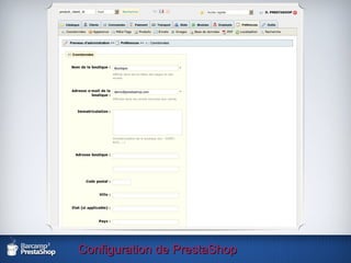 Configuration de PrestaShop 