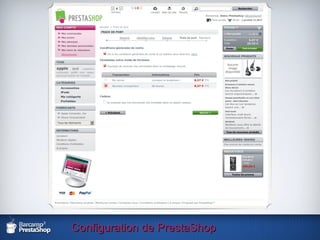 Configuration de PrestaShop 