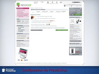 Configuration de PrestaShop 