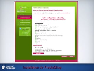 Installation de PrestaShop 