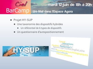 Barcamp CIEL du 12 Juin 2012