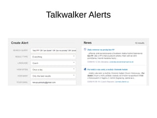 Talkwalker Alerts
 