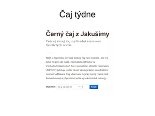 Čaj týdne
 
