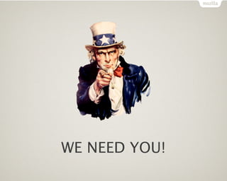 WE NEED YOU!
 