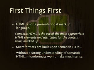 BarCamp Sd Microformats