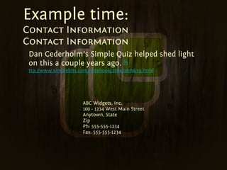 BarCamp Sd Microformats