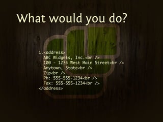 BarCamp Sd Microformats