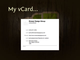 BarCamp Sd Microformats