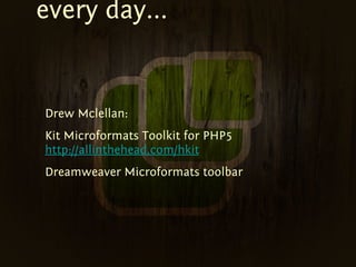 BarCamp Sd Microformats