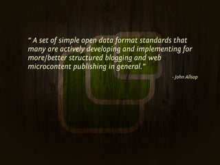 BarCamp Sd Microformats