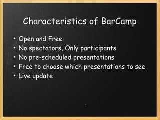BarCamp for Enterprise