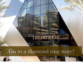 Go to a diamond ring store?
                              15
 