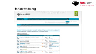 forum.wpde.org 
 