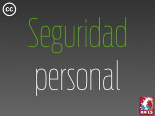Seguridad
 personal
 