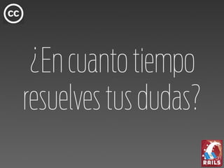 ¿En cuanto tiempo
resuelves tus dudas?
 