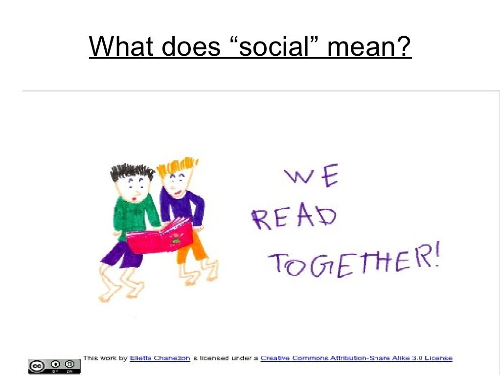 What does “social” mean?