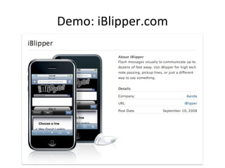 Demo: iBlipper.com 