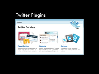Twitter Plugins
 