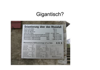 Gigantisch?
 