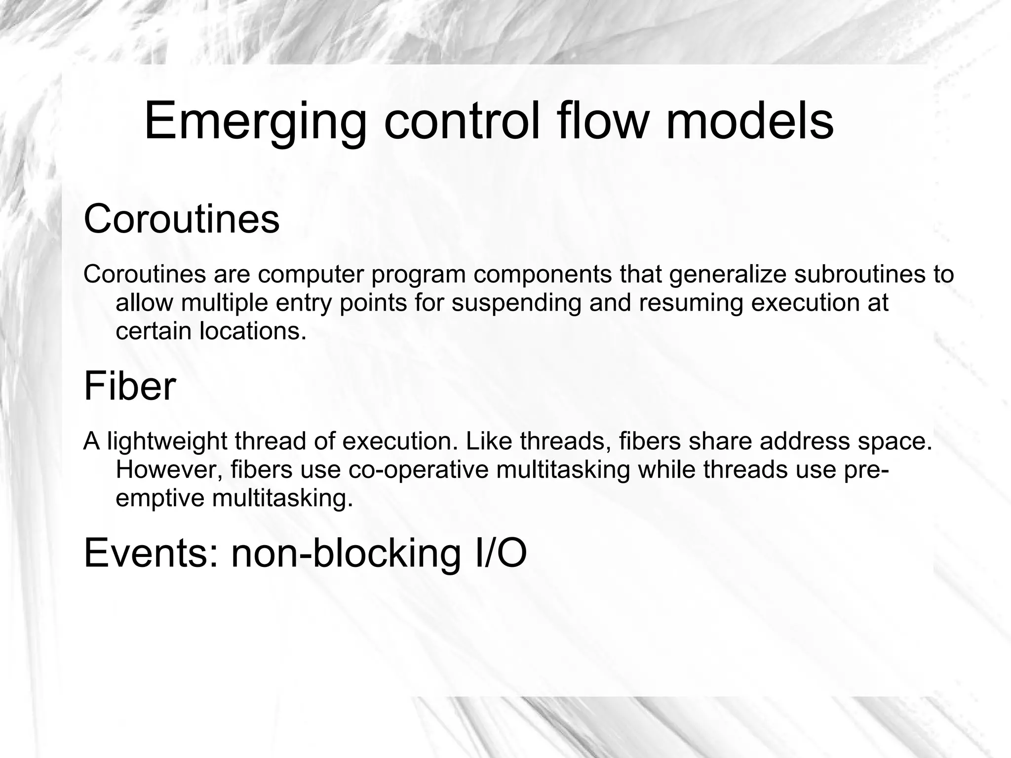 No standard at the moment 