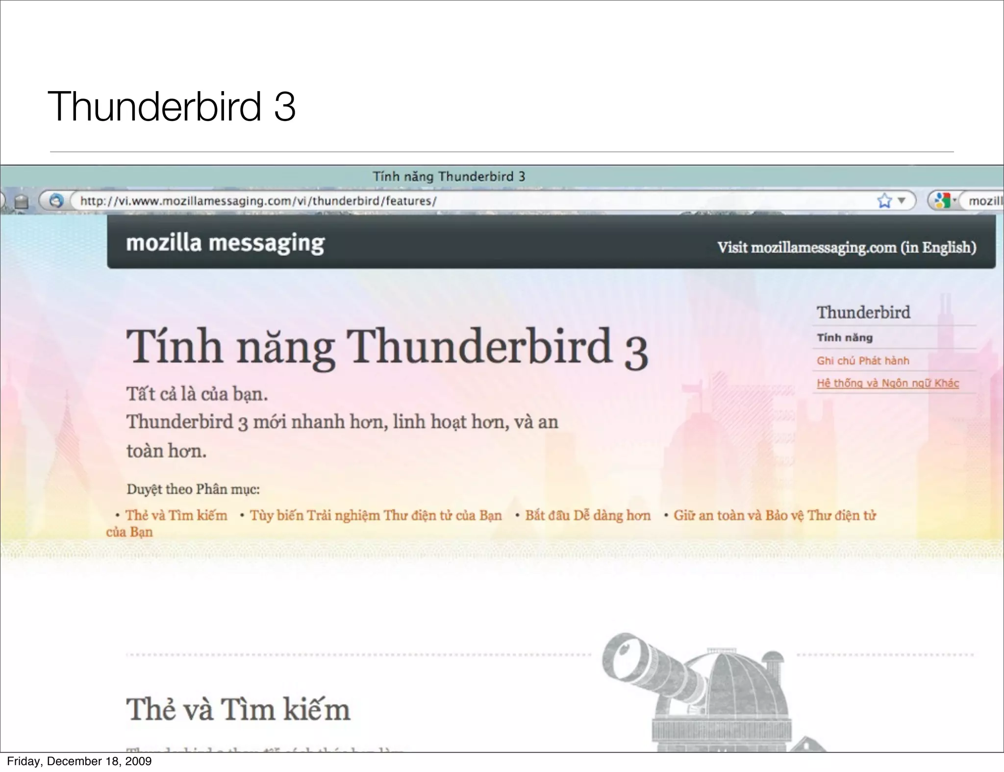 Thunderbird 3




Friday, December 18, 2009
 