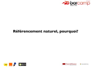 Référencement naturel, pourquoi? 