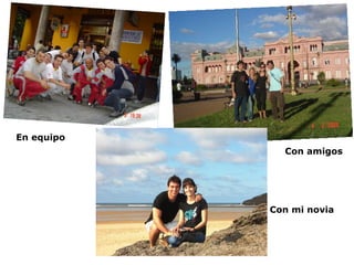 Con amigos Con mi novia En equipo 