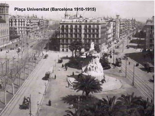 Plaça Universitat (Barcelona 1910-1915) 