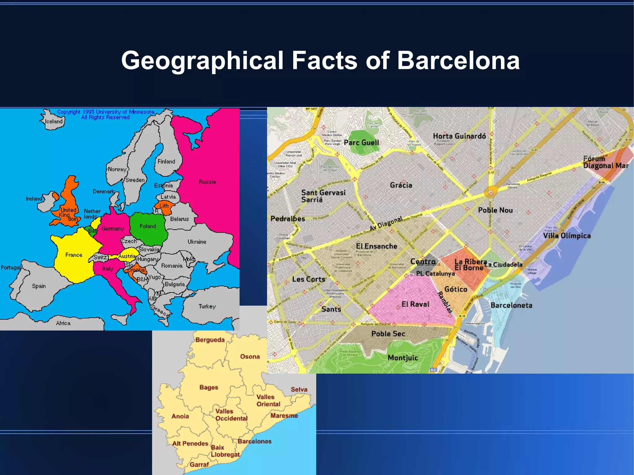Geographical Facts of Barcelona