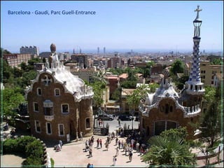Barcelona - Gaudi, Parc Guell-Entrance