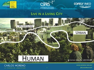 LIVE IN A LIVING CITY
METROPOLITAN

URBAN

HUMAN

© Carmen Santana - ARCHIKUBIK

2

 