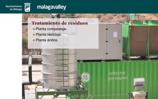 MEDIDAS DE   Tratamiento de residuos
AHORRO
             ӽӽ Planta compostaje.
             ӽӽ Planta reciclaje.
             ӽӽ Planta áridos.
MEDIDAS DE
GESTIÓN




MEDIDAS
DE MEJORA
CIUDADANA




"HORIZONTE
20/20"
 