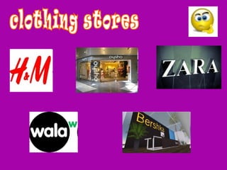 clothing stores 