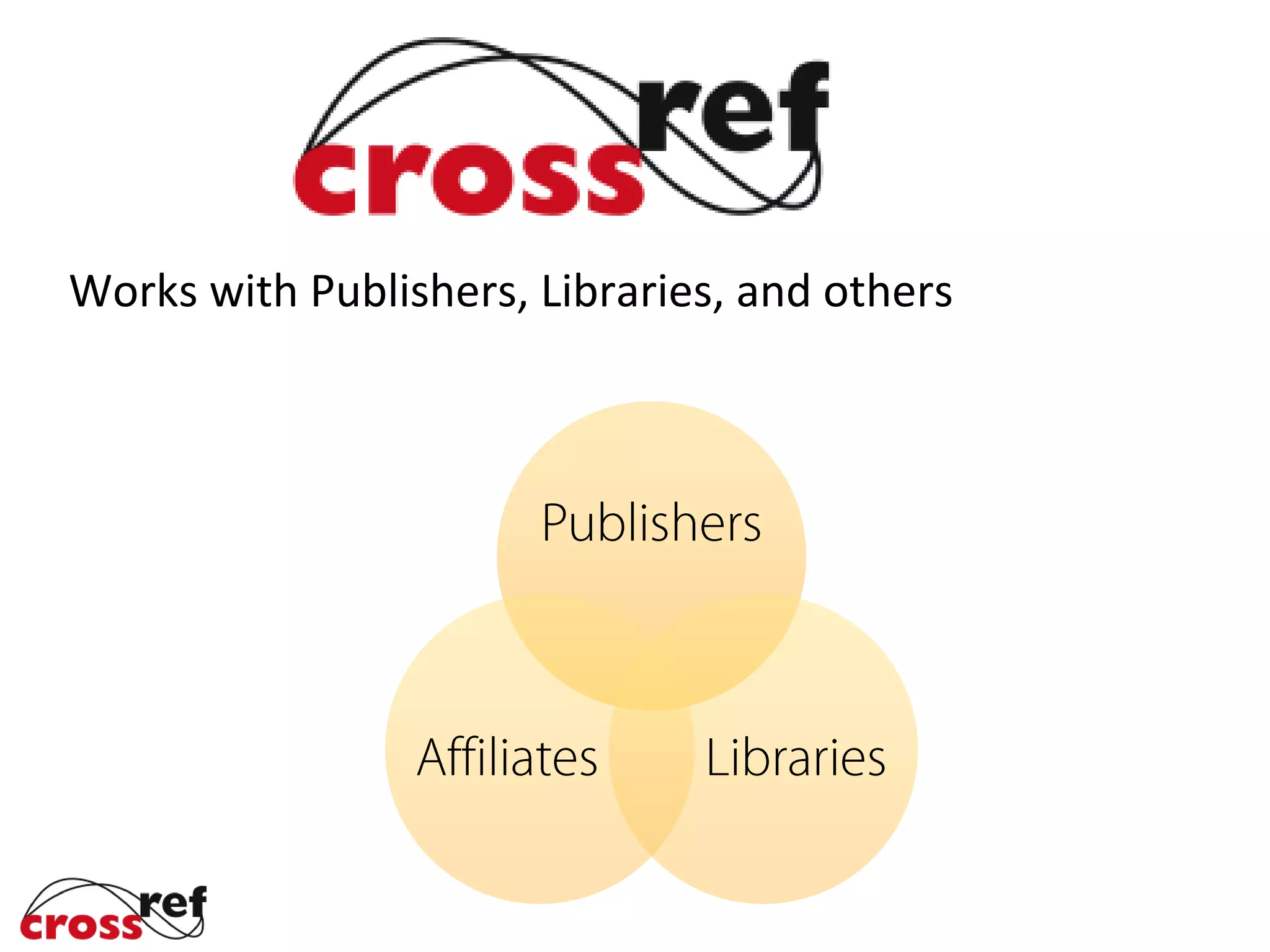Works with Publishers, Libraries, and others
 