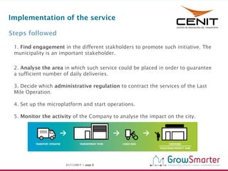 City of Barcelona: Microdistribution of freight in Barcelona