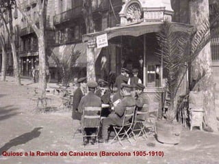 Quiosc a la Rambla de Canaletes (Barcelona 1905-1910) 