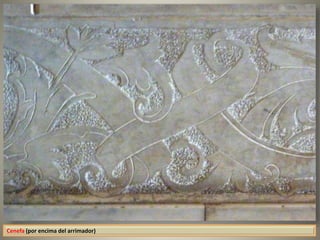 Cenefa (por encima del arrimador)
 