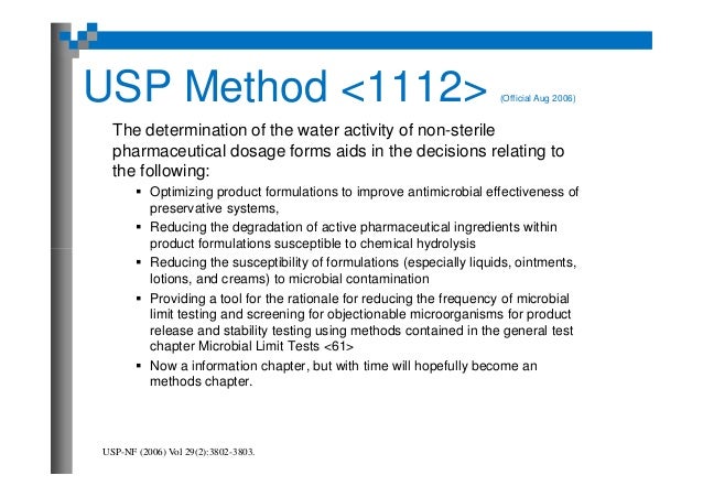 Usp General Chapter 1151 Pharmaceutical Dosage Forms