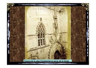 Façana de la casa Consistorial al carrer de la Ciutat
 