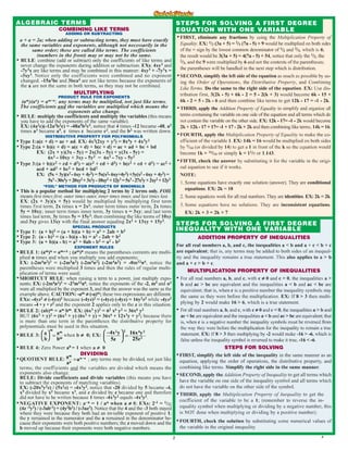 Bar charts quickstudy algebra vol 1 | PDF