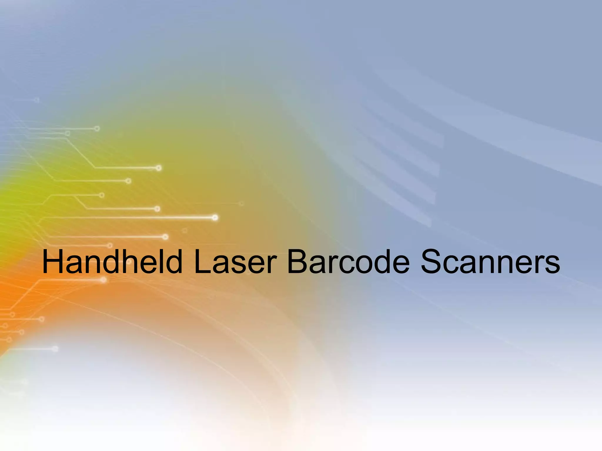 Handheld Laser Barcode Scanners 