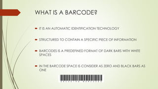 Barcode technology | PPTX