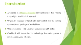 Barcode technology | PPTX