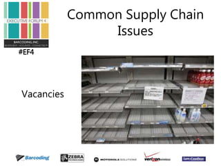 #EF4 
Common Supply Chain 
Issues 
Vacancies 
 