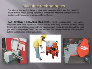 Bar cutting machine | PPTX