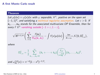 DPPs everywhere: repulsive point processes for Monte Carlo integration ...