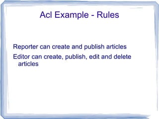 RBAC – Role Based Access Control 